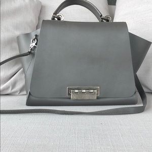 Zac Posen Eartha Iconic gray with pewter hardware